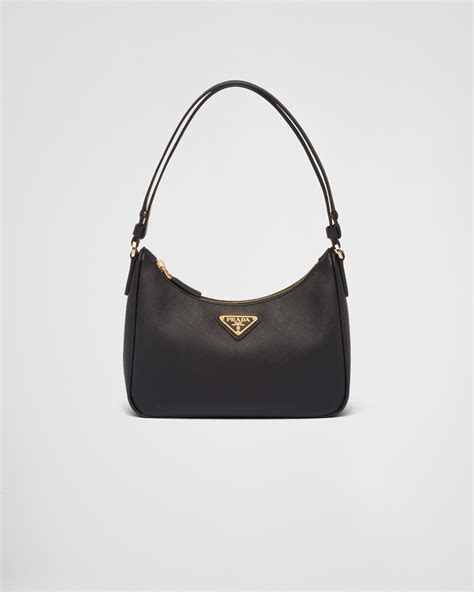 prada bag black mini|leather mini shoulder bag Prada.